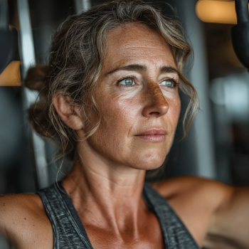 Gruppo di persone mature che praticano yoga in un ambiente sereno